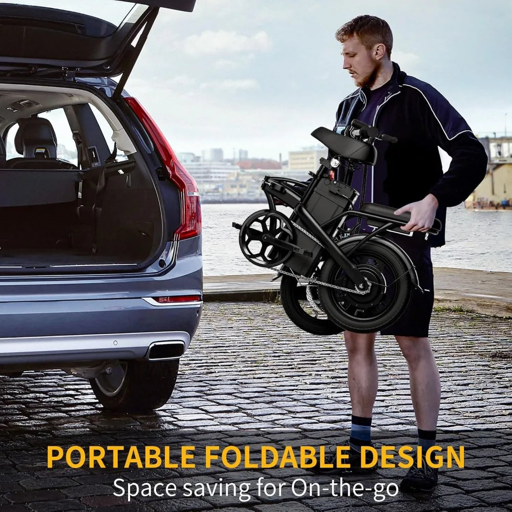 750W Peak Motor Folding Electric Bike